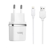 СЗУ Hoco C11 Charger + Cable (Lightning) 1.0A 1USB (00000031018_1)