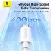 Дата кабель Baseus Superior Series 2 USB4 Full-Function Type-C to Type-C 240W (1m) (P10365200211) (00000070591_1)