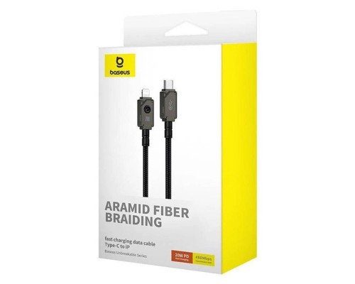 Дата кабель Baseus Unbreakable Series Fast Charging Type-C to Lightning 20W 1m (P10355803111-0) (00000070592_1)