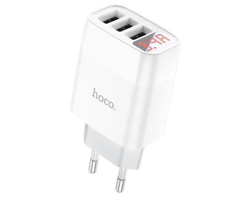 СЗУ Hoco C93A Ease charge 3-port digital display charger (00000055831_1)