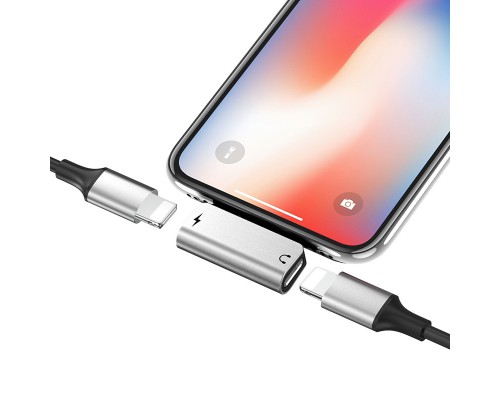 Переходник Hoco LS24 Lightning to lightning audio/lightning (00000032915_1)