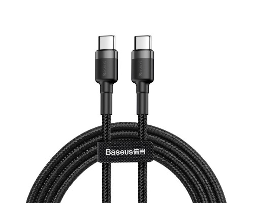 Дата кабель Baseus Cafule Type-C to Type-C Cable PD 2.0 60W (1m) (CATKLF-G) (00000031873_1)