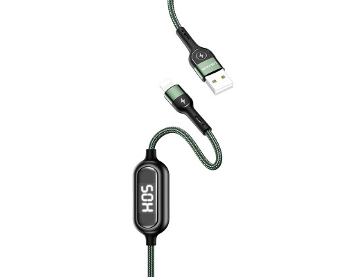 Дата кабель Usams US-SJ423 U48 Digital Display USB to Lightning (1.2m) (00000036174_2)