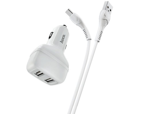 АЗУ Hoco Z36 (2USB/2.4A) + Type-C (00000040074_2)