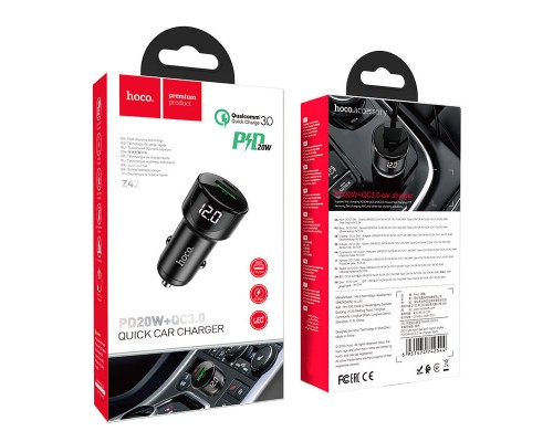 АЗУ Hoco Z42 PD 20W + QC3.0 (1USB/3A) (00000041716_2)