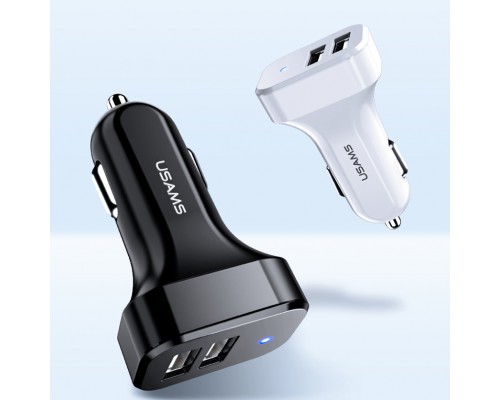 АЗУ USAMS US-CC087 C13 2.1A Dual USB Car Charger (00000034521_2)
