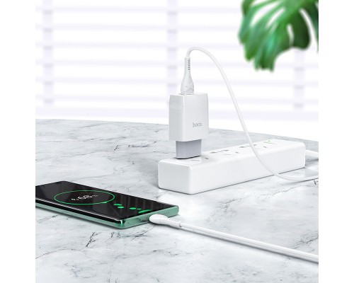 СЗУ Hoco C72Q Glorious QC3.0 18W (1USB/3A) + Type-C (00000041732_1)
