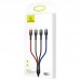 Дата кабель Usams US-SJ411 U26 4in1 USB to Combo 2A (0.35m) (00000051917_1)