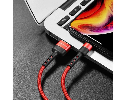 Дата кабель Borofone BX34 Advantage USB to Lightning (1m) (00000056917_2)