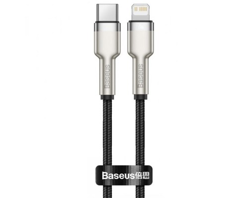 Дата кабель Baseus Cafule Series Metal Type-C to Lightning PD 20W (1m) (00000049177_2)
