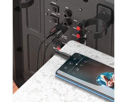 Аудио кабель Borofone BL11 3.5mm to double RCA (00000056867_1)