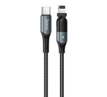 Дата кабель Hoco U100 "Orbit PD" Type-C to Lightning (1.2 m) (00000052963_1)