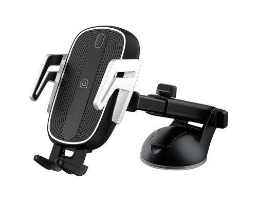 Автодержатель с БЗУ USAMS US-CD101 Automatic Touch Induction Wireless Charging (Center Console) (00000034525_1)