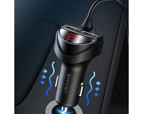 АЗУ Usams US-CC119 C22 (2USB/3.4A) + 3in1 combo кабель (00000042611_1)