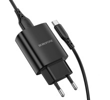 СЗУ Borofone BN1 (1USB/2.1A) + Type-C (00000058308_1)