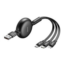 Дата кабель Baseus Little Octopus 3-in-1 3.5A (1.2m) (CAMLT-ZY) (00000053032_1)