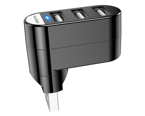Переходник HUB Borofone DH3 three-port USB splitter (00000056870_1)