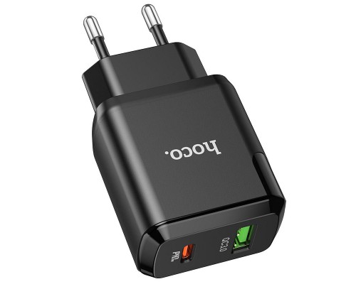 СЗУ Hoco N5 Favor 20W PD+QC3.0 (1USB/1Type-C/3A) (00000048311_1)