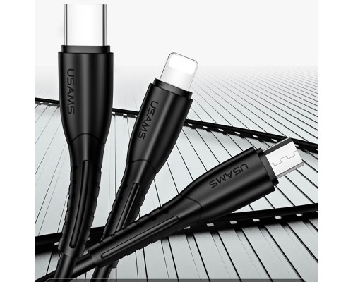 Дата кабель Usams US-SJ367 U35 3in1 USB to Combo 2A (1m) (00000036473_2)