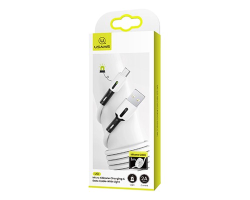 Дата кабель Usams US-SJ432 U51 Silicone USB to Micro USB (1m) (00000036160_1)