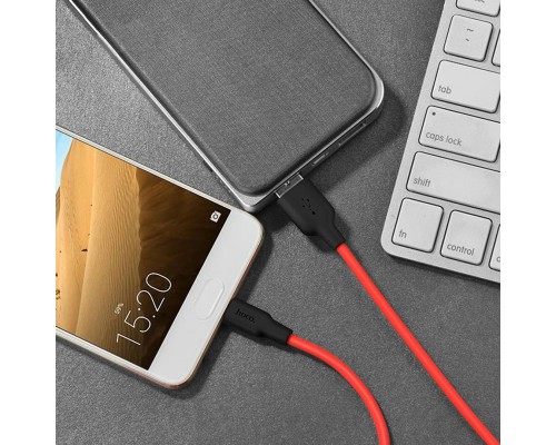 Дата кабель Hoco X21 Silicone Type-C Cable (1m) (00000032927_2)