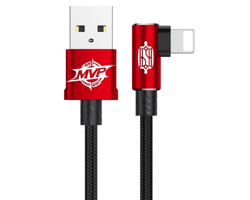 Дата кабель Baseus MVP Elbow Lightning Cable 2.4A (1m) (CALMVP) (00000031328_3)