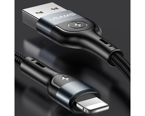 Дата кабель Usams US-SJ423 U48 Digital Display USB to Lightning (1.2m) (00000036174_1)