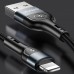 Дата кабель Usams US-SJ423 U48 Digital Display USB to Lightning (1.2m) (00000036174_1)