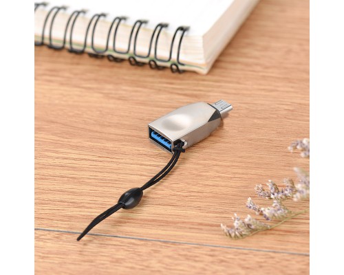 Переходник Hoco UA10 OTG USB to MicroUSB (00000032916_1)