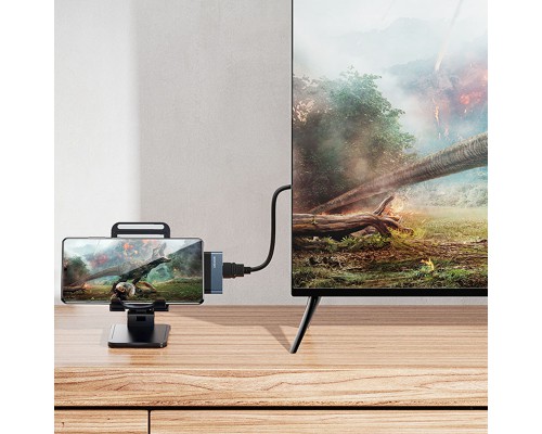 Переходник HUB Usams US-SJ492 Type-C Mini Hub (USB + HDMI + Type-C) (00000049256_1)