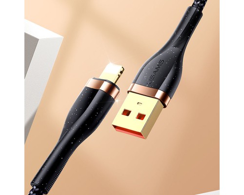 Дата кабель Usams US-SJ487 U64 Aluminum Alloy USB to Lightning 1.2m (00000049216_1)