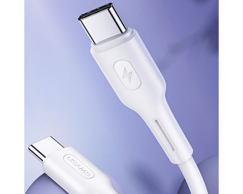 Дата кабель USAMS US-SJ459 U43 Type-C to Type-C 100W PD (1.2m) (00000040259_1)