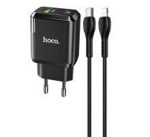 СЗУ Hoco N5 Favor 20W PD+QC3.0 Type-C to Lightning (00000043049_1)