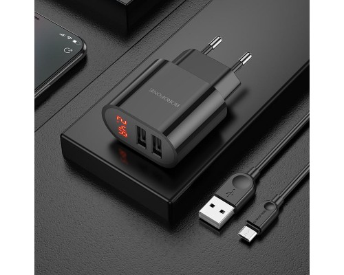 СЗУ Borofone BA63A Richy + MicroUSB (00000056900_1)