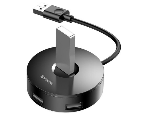 Переходник HUB Baseus Round Box USB to USB 3.0 + 3USB 2.0 (CAHUB-F) (00000031221_2)