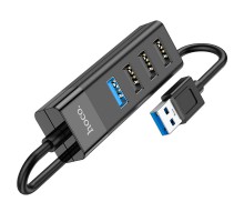 Переходник Hoco HB25 Easy mix 4in1 (USB to USB3.0+USB2.0*3) (00000055842_1)