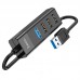 Переходник Hoco HB25 Easy mix 4in1 (USB to USB3.0+USB2.0*3) (00000055842_1)