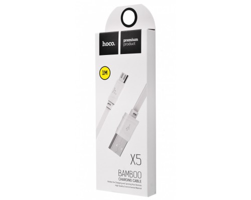 Дата кабель Hoco X5 Bamboo USB to MicroUSB (100см) (00000020463_1)