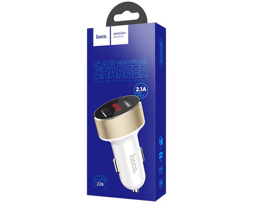 АЗУ Hoco Z26 High Praise 2.1A 2USB (00000050481_2)