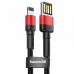 Дата кабель Baseus Cafule Lightning Cable Special Edition 2.4A (1m) (CALKLF) (00000031842_1)