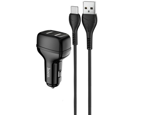 АЗУ Hoco Z36 (2USB/2.4A) + Type-C (00000040074_1)
