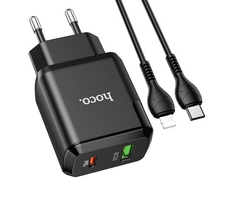 СЗУ Hoco N5 Favor 20W PD+QC3.0 Type-C to Lightning (00000043049_1)