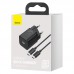 СЗУ Baseus Super Si Quick Charger 1C 25W + Cable Type-C to Type-C 3A (1m) (TZCCSUP-L) (00000049193_2)