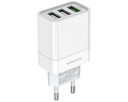 СЗУ Borofone BA40A Speedway three-Port QC3.0 (00000056892_1)