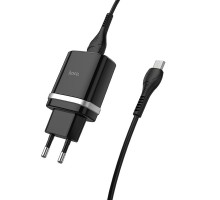 СЗУ Hoco C12Q Smart QC3.0 (1USB/3A) + MicroUSB (00000035259_2)