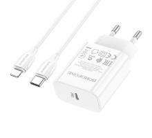 СЗУ Borofone BA65A Single port PD20W + Type-C + Lightning (00000057051_2)