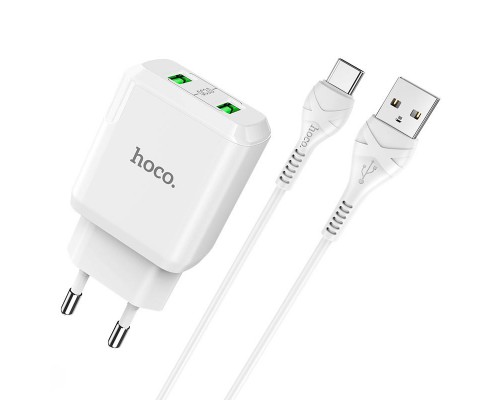 СЗУ HOCO N6 QC3.0 (2USB/3A) + USB - Type-C (00000048111_1)
