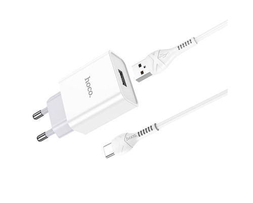 СЗУ HOCO C81A (1USB/2.1A) + Type-C (00000042360_1)