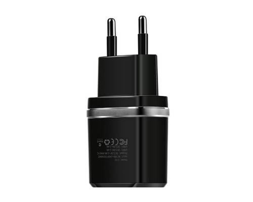 СЗУ Hoco C12 Charger + Cable Lightning 2.4A 2USB (00000034604_4)