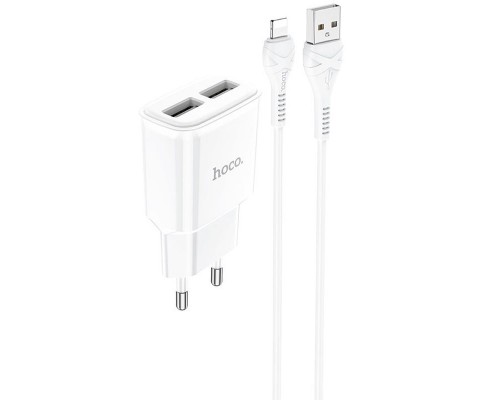 СЗУ HOCO C88A (2USB/2.4A) + Lightning (00000055839_1)